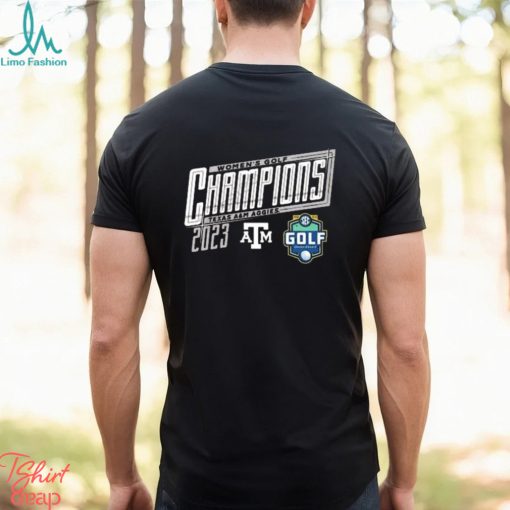 Texas a&m aggies 2023 sec women’s golf champions t shirt