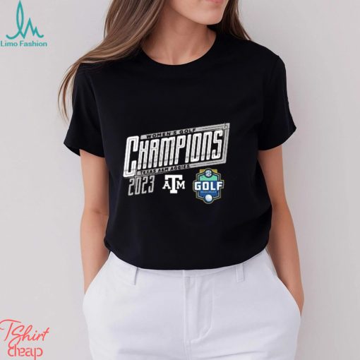 Texas a&m aggies 2023 sec women’s golf champions t shirt