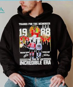 Thank You For Memories 19 Jonathan Toews And 88 Patrick Kane The End Of An Incredible Era Shirt