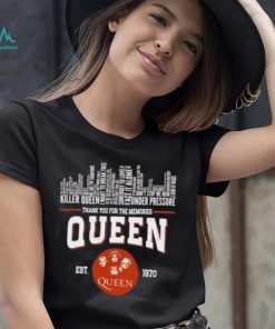 Thank You For The Memories Queen Est – 1970 T Shirt