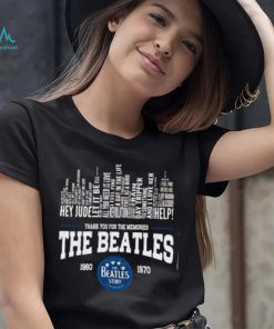 Thank You For The Memories The Beatles 1960 – 1970 The Beatles Story Liverpool T Shirt