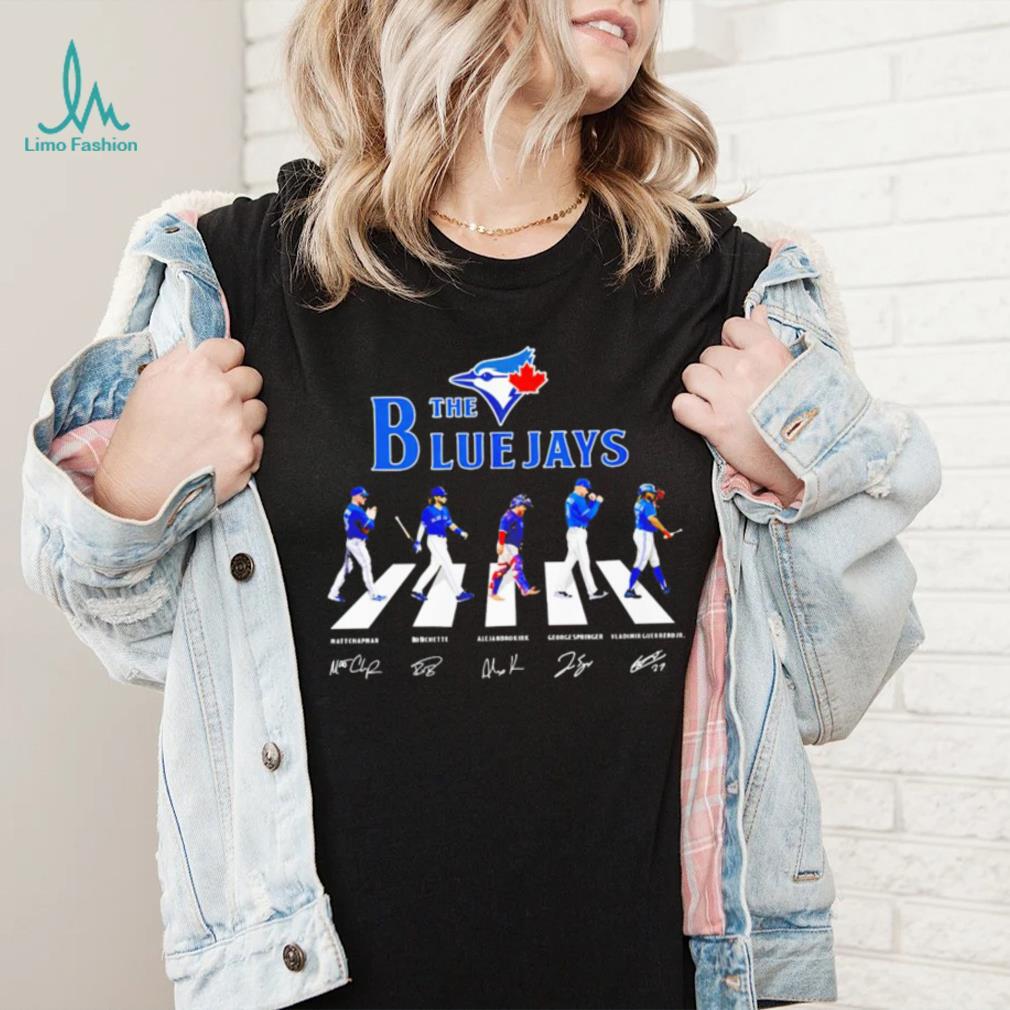 Toronto Blue Jays Team Abbey Road 2023 Signatures Shirt - Limotees