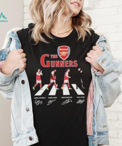 The Gunners Arsenal Abbey road signatures 2023 shirt