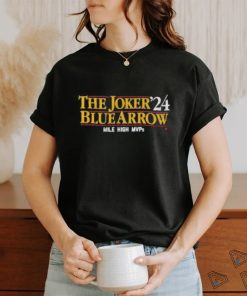 The Joker Blue Arrow ’24 Denver Basketball Shirt, hoodie, sweater, long sleeve and tank top The Joker Blue Arrow ’24 Denver Basketball Shirt
