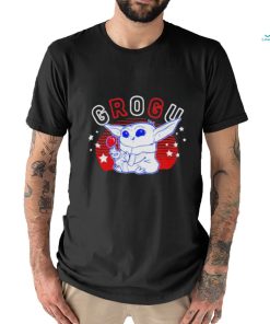 The Mandalorian Star And Lines Grogu Shirt