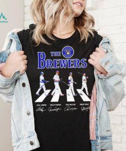 The Milwaukee Brewers Abbey Road signatures shirt