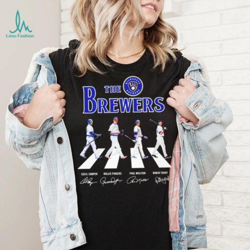 The Milwaukee Brewers Abbey Road signatures shirt