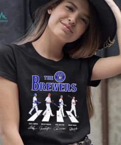 The Milwaukee Brewers Abbey Road signatures shirt