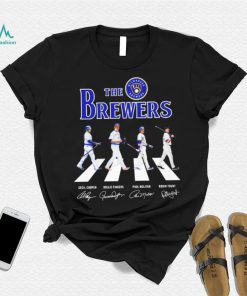 The Milwaukee Brewers Abbey Road signatures shirt