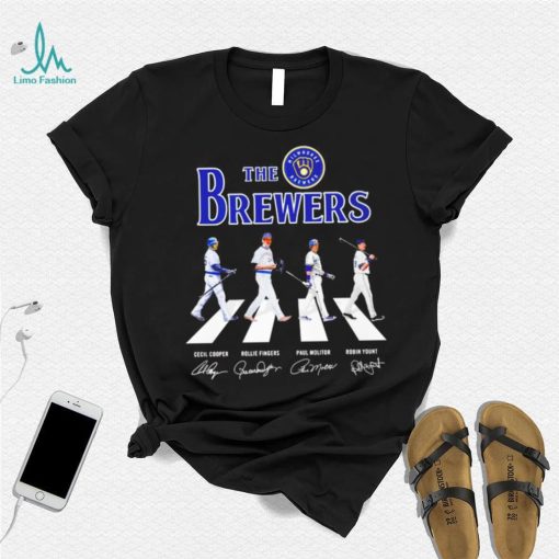 The Milwaukee Brewers Abbey Road signatures shirt