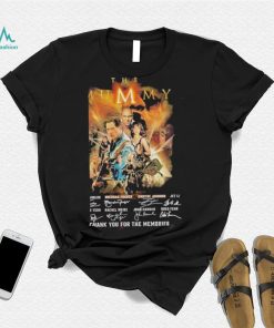 The Mummy Signature Thank You For The Memories T Shirt