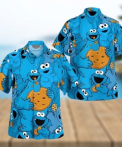 The Muppet Cookie Monster Summer Hawaiian Shirt