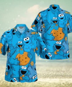 Cookie Monster T Shirt Sweatshirt Hoodie Hawaiian Shirt And Shorts