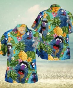 The Muppet Herry Monster Pineapple Tropical Hawaiian Shirt