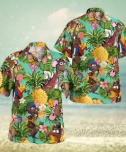 The Muppet Rizzo The Rat Pineapple Tropical Summer Hawaiian Shirt