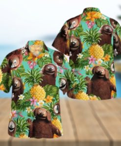 The Muppet Rowlf The Dog Pineapple Tropical Summer Hawaiian Shirt