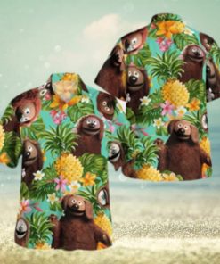 The Muppet Rowlf The Dog Pineapple Tropical Summer Hawaiian Shirt