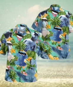 The Muppet Sam The Eagle Pineapple Tropical Summer Hawaiian Shirt