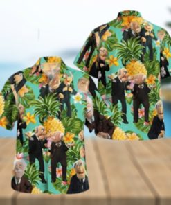 Tropical Skull Pineapple Hawaiian Shirt - Limotees