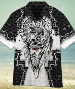 The Raven Of Odin Viking God Viking Hawaiian Shirt