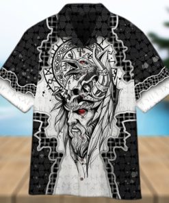 The Raven Of Odin Viking God Viking Hawaiian Shirt