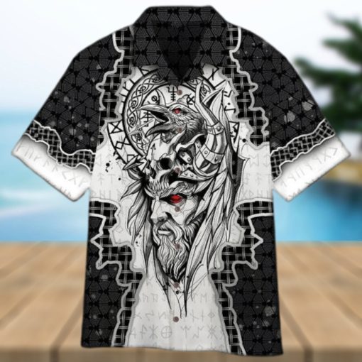 The Raven Of Odin Viking God Viking Hawaiian Shirt