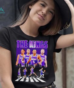 The Sacramento Kings 2023 abbey road signatures shirt