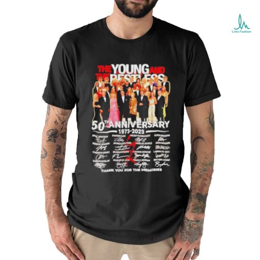 The Young And The Restless 50th Anniversary 1973 – 2023 Thank You For The Memories Shirt