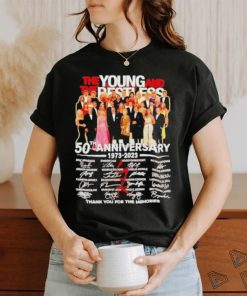 The Young And The Restless 50th Anniversary 1973 – 2023 Thank You For The Memories Shirt