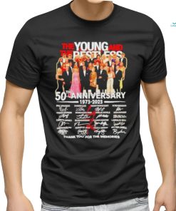 The Young And The Restless 50th Anniversary 1973 – 2023 Thank You For The Memories Shirt