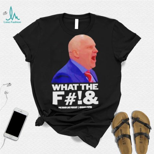 The grind line podcast what the fuck portrait shirt