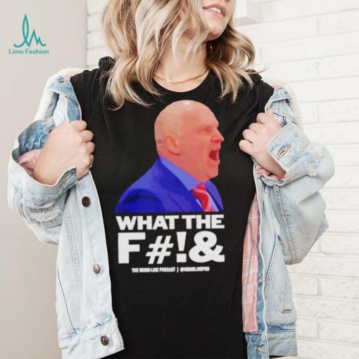 The grind line podcast what the fuck portrait shirt