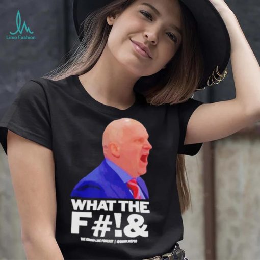 The grind line podcast what the fuck portrait shirt