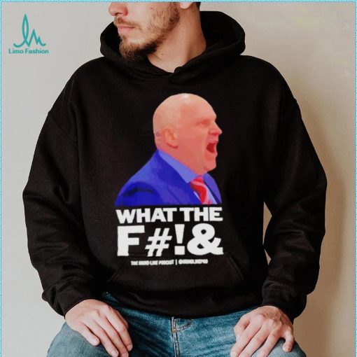 The grind line podcast what the fuck portrait shirt