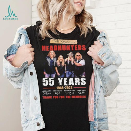 The kentucky headhunters 55 years 1968 2023 thank you for the memories t shirt