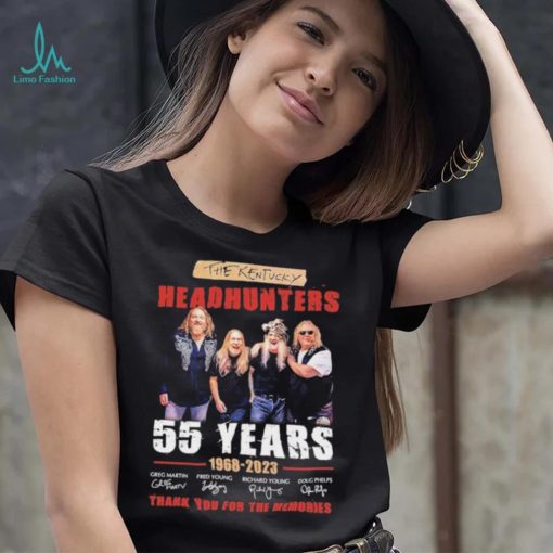 The kentucky headhunters 55 years 1968 2023 thank you for the memories t shirt