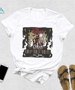 The warning error tour 2023 shirt