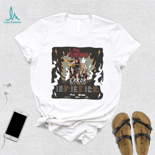 The warning error tour 2023 shirt