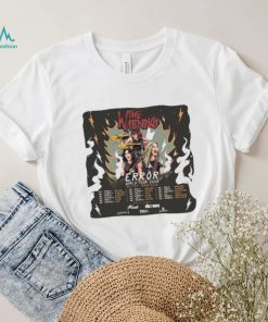 The warning error tour 2023 shirt
