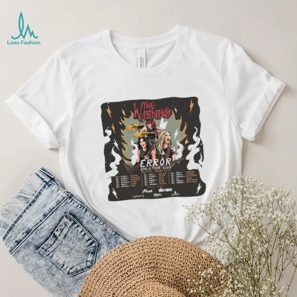 The warning error tour 2023 shirt The warning error tour 2023 shirt