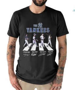 The yankees team player abbey load signature shirt