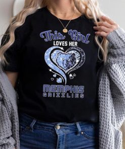 This Girl Loves Her Heart Memphis Grizzlies Shirt