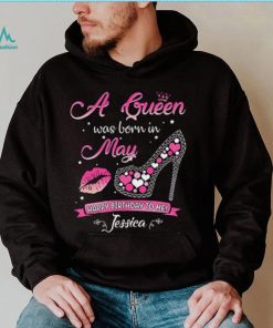 This Queen was Born in May Birthday Shirts for Women T Shirt, Multicolored