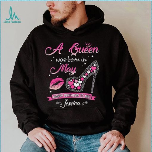 This Queen was Born in May Birthday Shirts for Women T Shirt, Multicolored