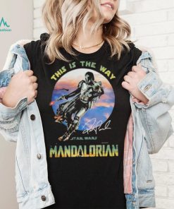 This is the Way Star Wars the Mandalorian signature shirt
