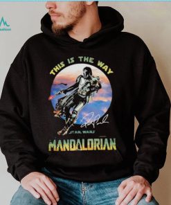 This is the Way Star Wars the Mandalorian signature shirt
