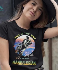 This is the Way Star Wars the Mandalorian signature shirt