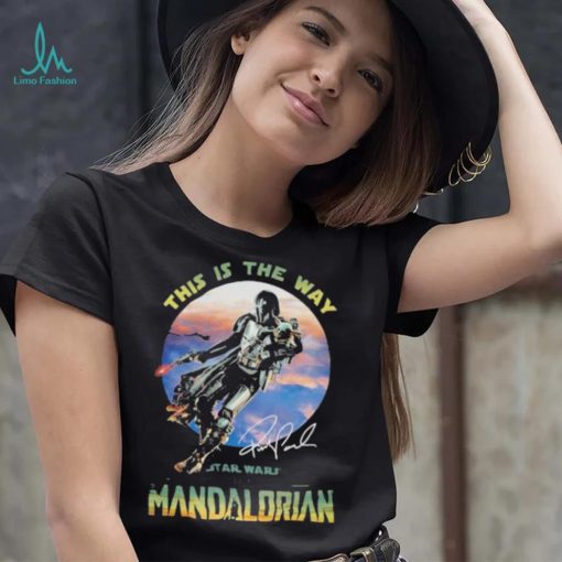 This is the Way Star Wars the Mandalorian signature shirt