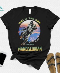 This is the Way Star Wars the Mandalorian signature shirt