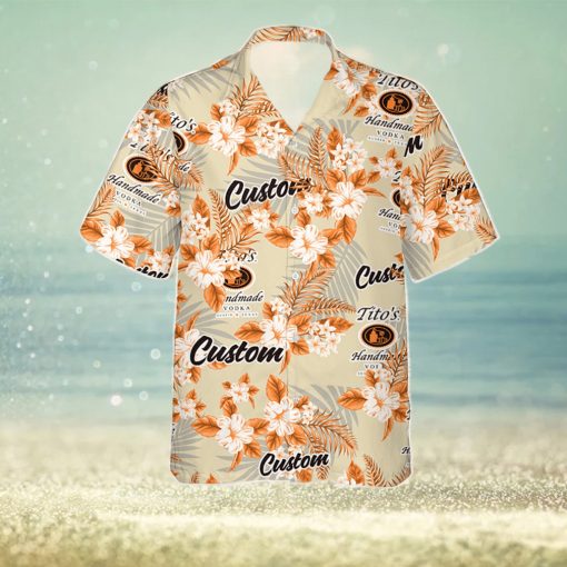 Tito’s Vodka Hawaiian Shirt Flowers Pattern Personalized Gift Men And Women